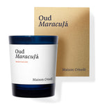 Maison Crivelli Oud Maracuja scented candle 190g, imported from the UK