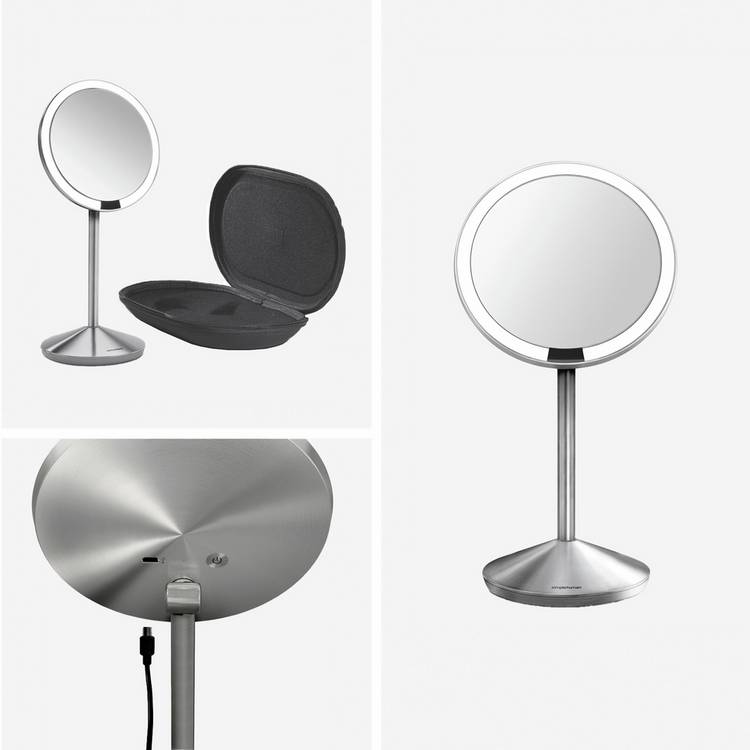 Simplehuman 10x magnified sensor mirror - British product