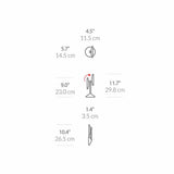 Simplehuman 10x magnified sensor mirror - British product