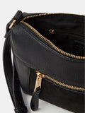 Accessorize black double zip crossbody bag (British brand)