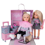 DesignaFriend doll styling centre with catwalk - British product