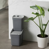 Curver grey recycling bin 10L, imported from the UK