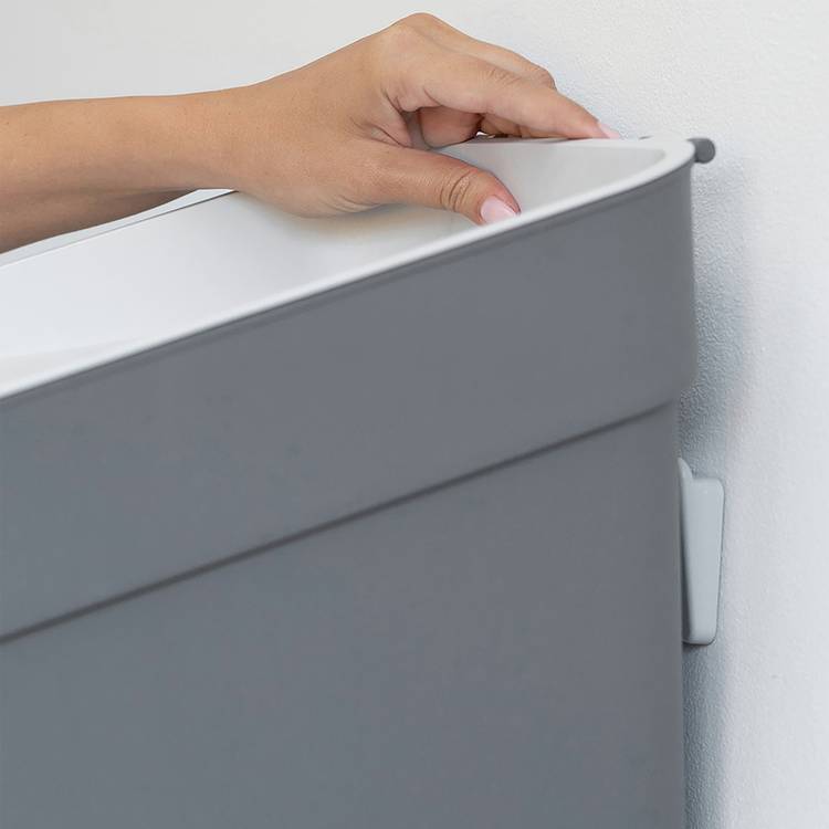 Curver grey recycling bin 10L, imported from the UK