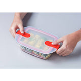 Pyrex 1L rectangular glass dish with lid (British brand)