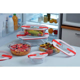 Pyrex 1L rectangular glass dish with lid (British brand)