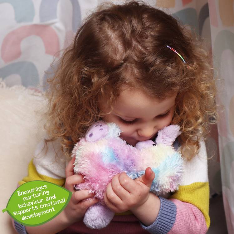 Curlimals Bo The Bunny interactive plush toy, UK version