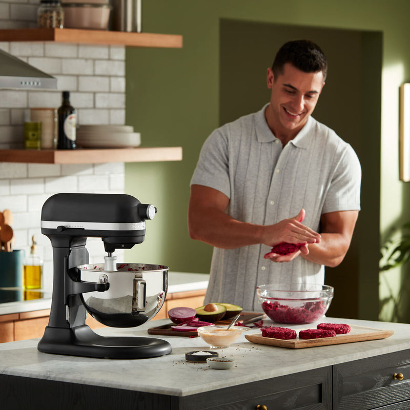 KitchenAid Heavy Duty Stand Mixer 5.2L cast iron black - British product