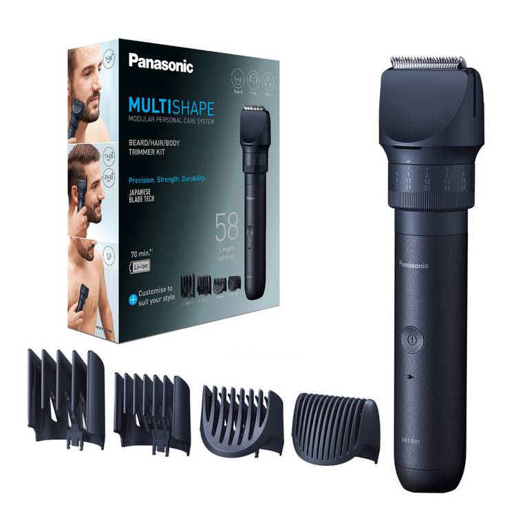 Panasonic Multishape beard and stubble trimmer, imported from the UK
