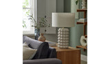 Argos Habitat Bobble 61cm Ceramic Table Lamp - Cream- Buy online at McGrocer
