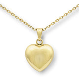 Costco UK Costco 14ct Yellow Gold Heart Pendant Necklace 18 inches- Buy online at McGrocer