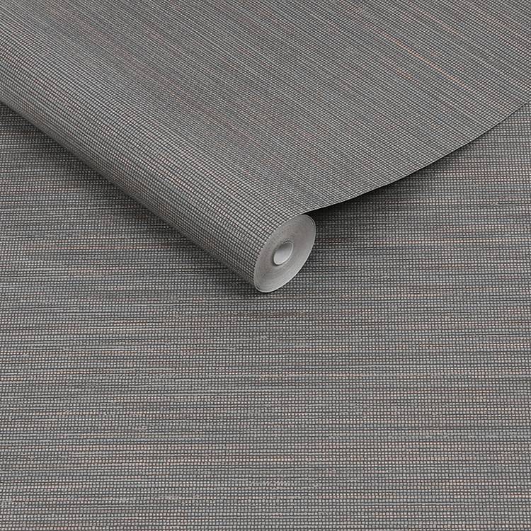 Boutique dark grey gilded texture wallpaper - (British brand)