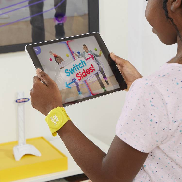 Hasbro Twister Air party game bands and stand, UK version