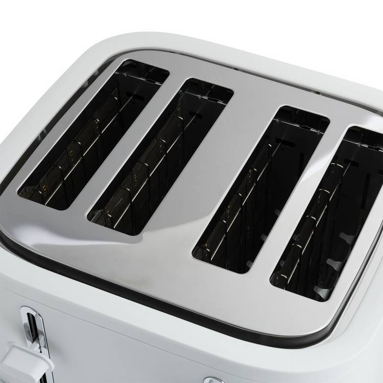 Cookworks 4 slice toaster white - British product