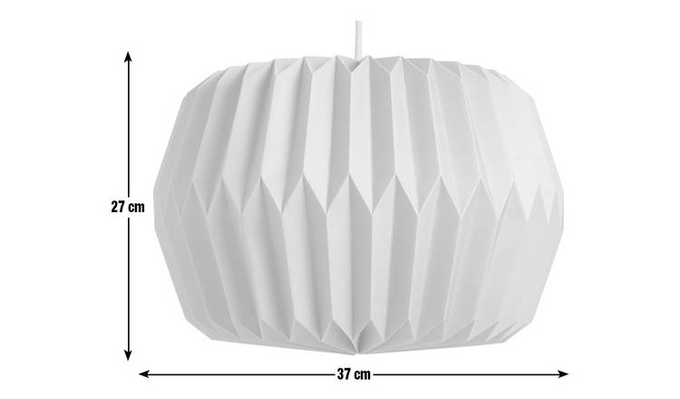 Habitat green paper easy fit lampshade 37cm, UK version