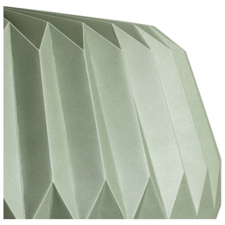 Habitat green paper easy fit lampshade 37cm, UK version