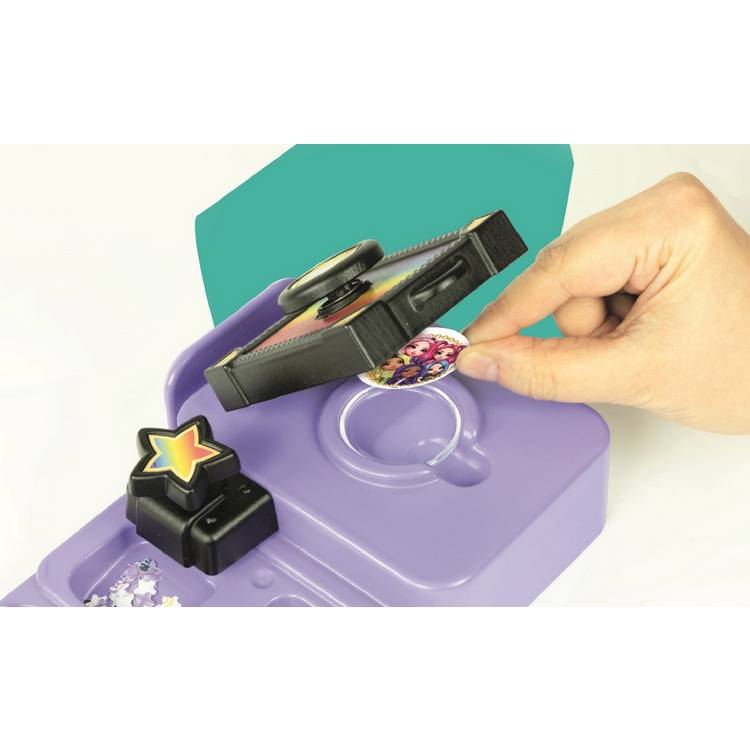Rainbow High Badge Machine craft set for kids, imported from the UK