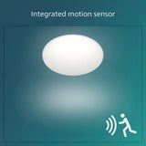 Philips motion sensor flush ceiling light 26cm, UK version