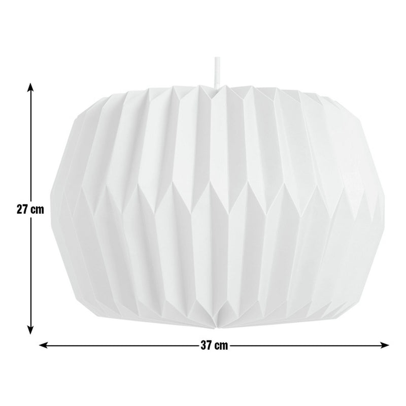 Habitat White Paper Easy Fit Lampshade - 37cm