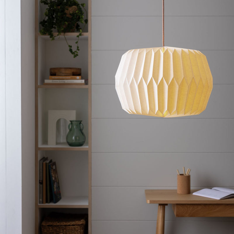 Habitat White Paper Easy Fit Lampshade - 37cm