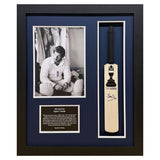 Allstarsignings Ian Botham signed framed mini cricket bat 16 inch (British brand)