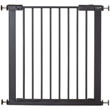 Cuggl grey safety gate with double-locking handle, imported from the UK