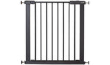 Cuggl grey safety gate with double-locking handle, imported from the UK