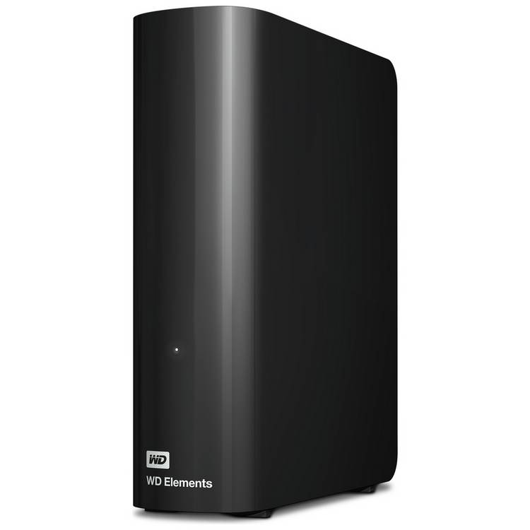 Western Digital Elements 18TB desktop hard drive black, UK version