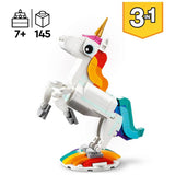 LEGO Creator 3in1 Magical Unicorn building toy 145 pieces (British brand)