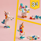LEGO Creator 3in1 Magical Unicorn building toy 145 pieces (British brand)