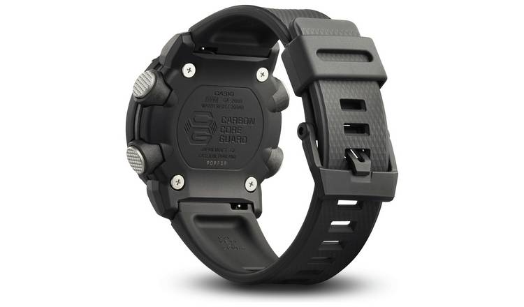 Casio G-SHOCK GA-2000S analog-digital chronograph watch black - British product