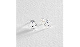 Argos Revere Kid's Sterling Silver Enamel Polar Bear Stud Earrings- Buy online at McGrocer
