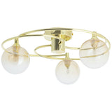 Argos Home ombre glass brass ceiling light 40cm (British brand)
