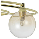 Argos Home ombre glass brass ceiling light 40cm (British brand)