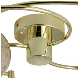 Argos Home ombre glass brass ceiling light 40cm (British brand)