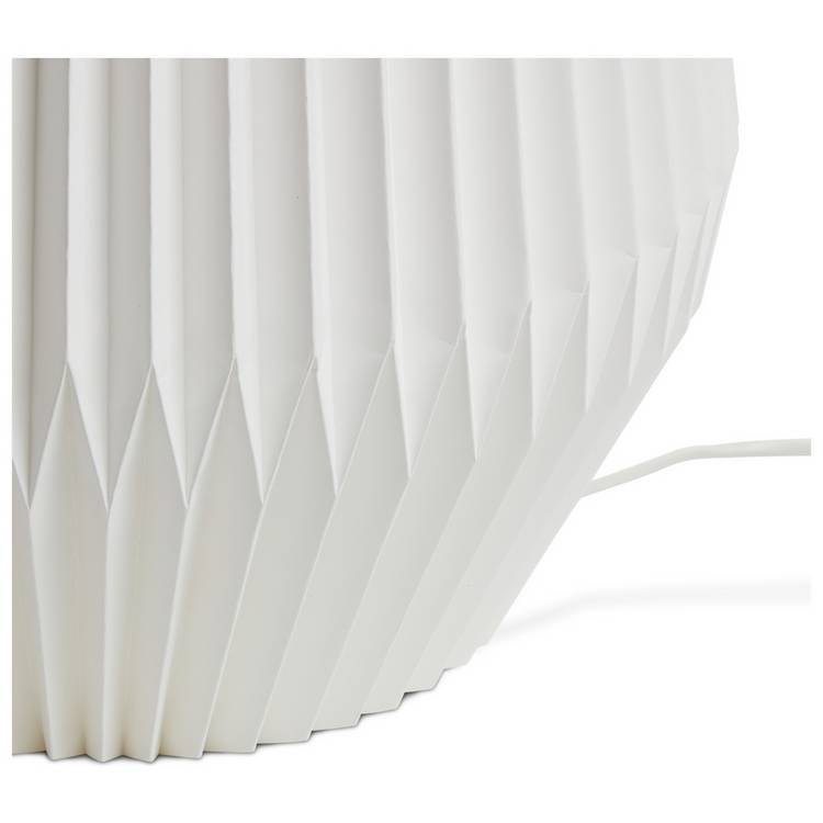 Habitat Origami column floor lamp in white, UK version