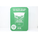 Pot Noodle Chicken & Mushroom flavour instant noodles 12x90g, imported from the UK