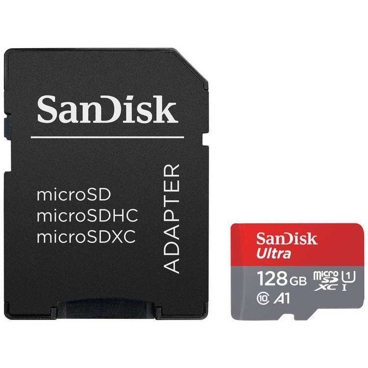 SanDisk Ultra microSD memory card 128GB - British product