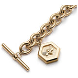 Olivia Burton gold plated bee honeycomb bracelet adjustable (British brand)