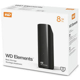 Western Digital desktop hard drive Elements 8TB (British brand)