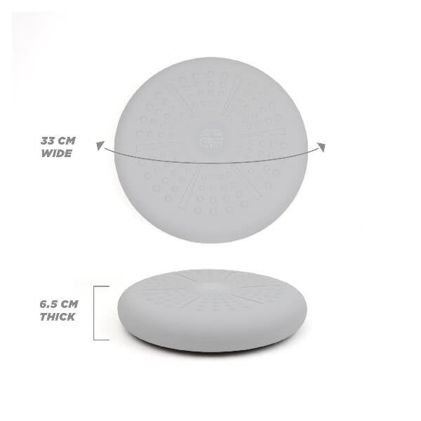 Phoenix Fitness wobble cushion grey - British product