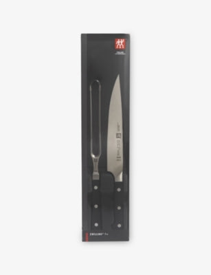 Zwilling Pro carving knife and fork set, imported from the UK