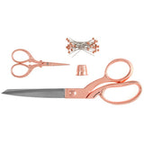 Milward Scissors Set dressmaking and embroidery scissors rose gold - British product