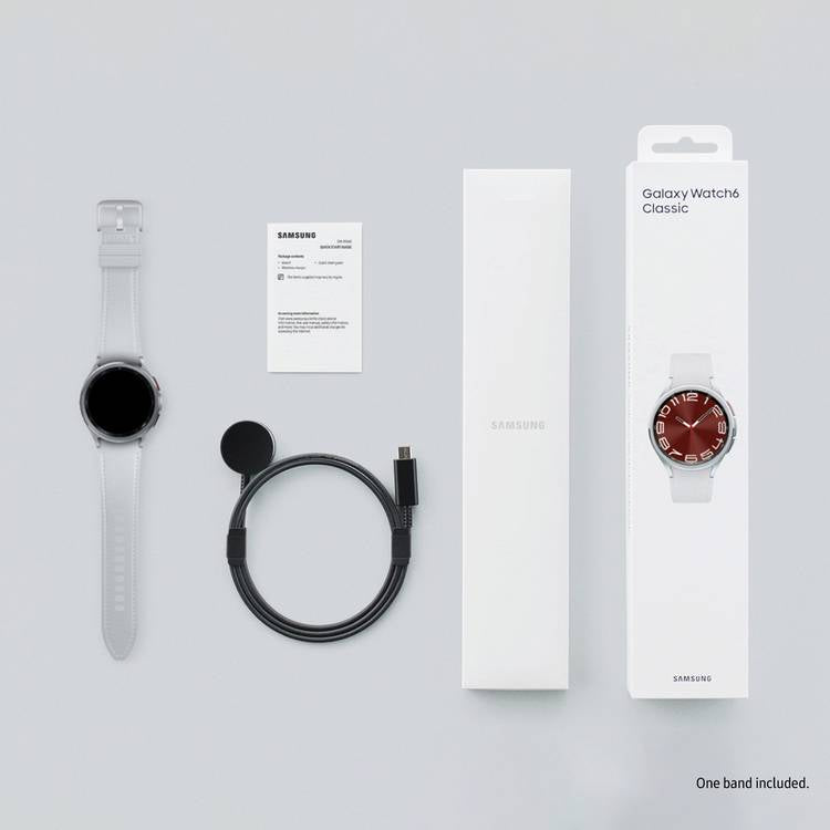 Samsung Galaxy Watch6 Classic 43mm smartwatch silver - British product