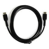 USB-C to USB-C 2m charging cable black, imported from the UK