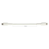 Lightning to USB-C charging cable 2m white, imported from the UK