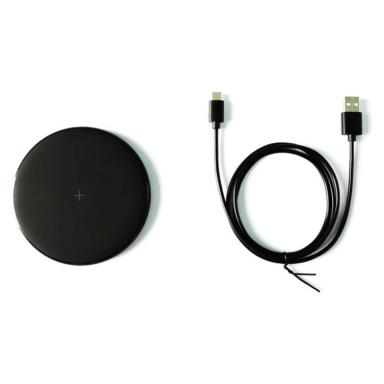 15W wireless charging pad black, imported from the UK