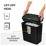 Fellowes P-30C cross cut paper shredder 15 litre, UK version