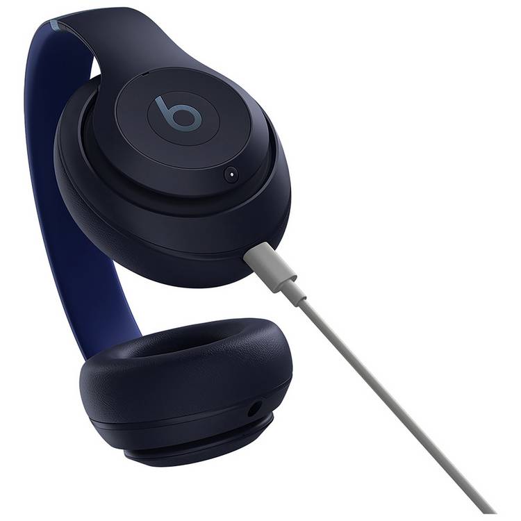 Beats Studio Pro Navy over-ear wireless headphones, imported from the UK