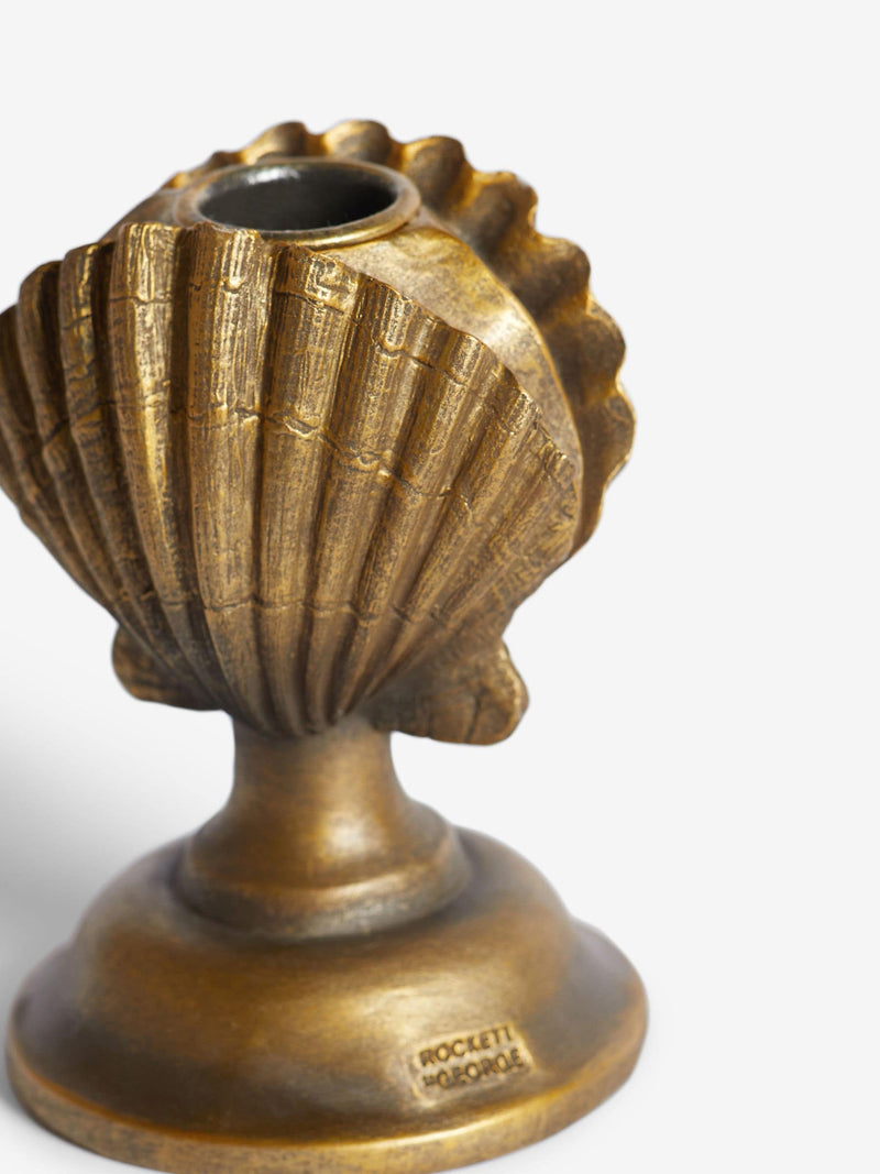 Rockett St George Gold Taper Candle Holder 1.5cm width, imported from the UK