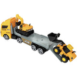 Teamsterz JCB transporter truck with two mini vehicles - British product